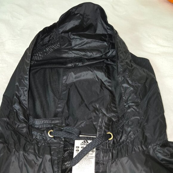 Y2K Adidas Lightweight Hooded Vest Black Size S - Picture 10 of 10